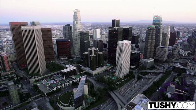 TUSHY, Elsa enjoys anal with Kayden's boy-toy as she watches