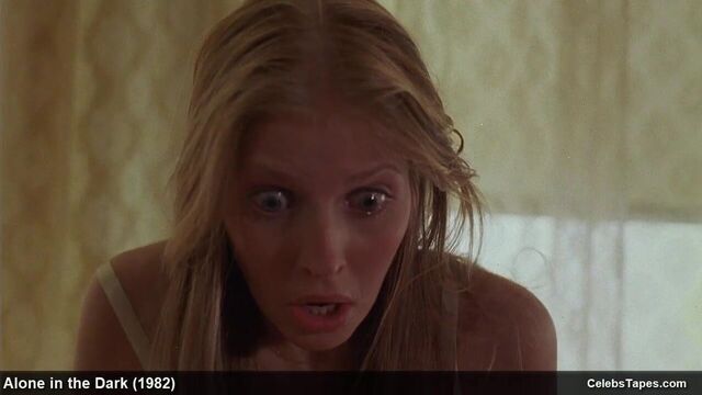Blonde actress Carol Levy topless and lingerie movie scenes