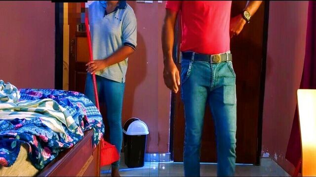 Hotel Manager Has Sex With Room Cleaner