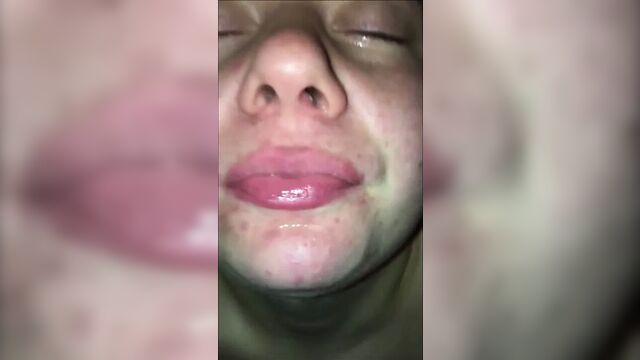 Amateurs gag on cum & facial loads dislike 8