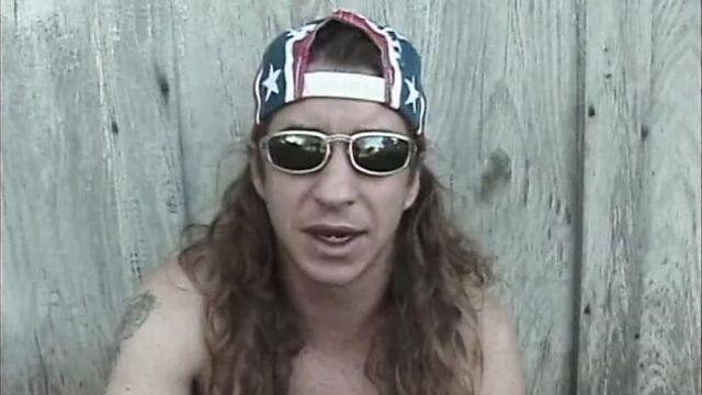 Trailer park stud gets his cock and asshole licked by slut