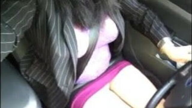 Upskirt in my car