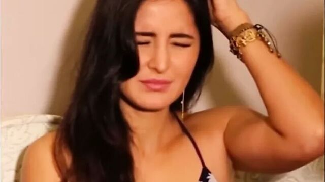 Slut Katrina Kaif smelling her armpit