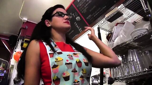 Lesbians Penny Barber and Alani Pi have big tits