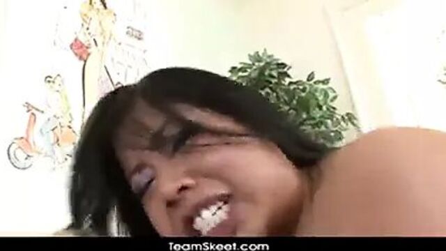 TeamSkeet Chubby big tits Asian Kya Tropic interracial sex