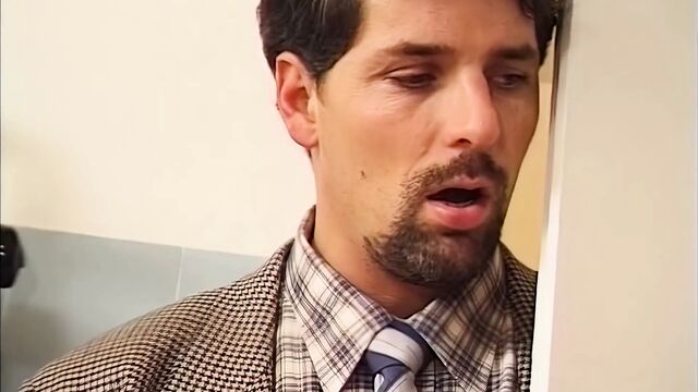 FFFM foursome in the women's shower, upscaled to 4K