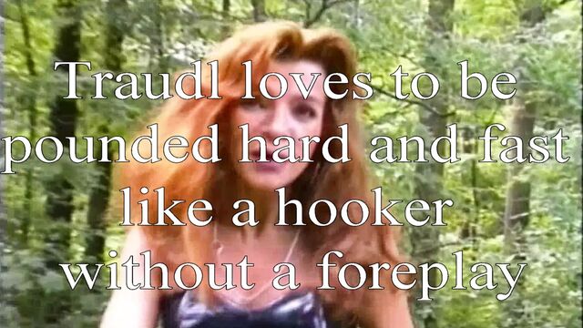 Traudl Caff in “The Whole Truth” from 1996, digitally enhanced