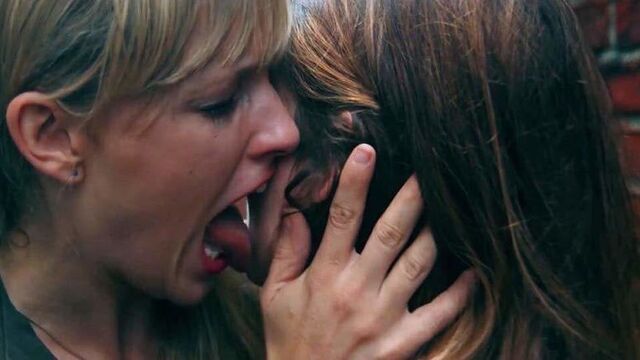 Elise Sievert Lesbian Scene from Hidden on ScandalPlanet.Com