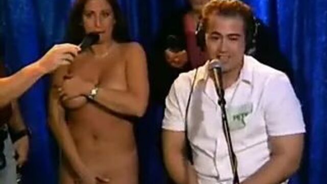 Brother undresses sister on Howard stern