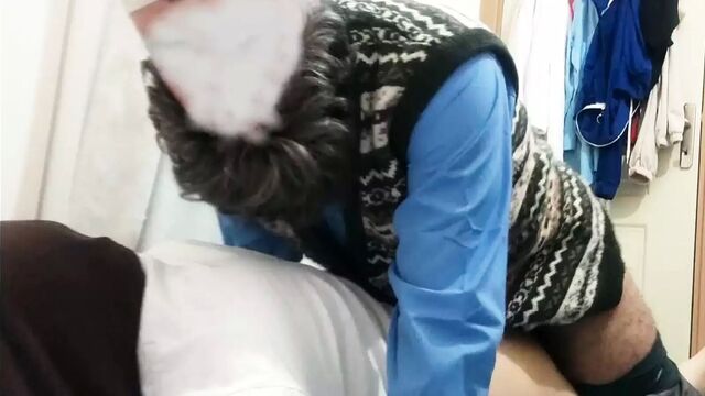 The bearded teacher fucks the Arab woman Turkish porn