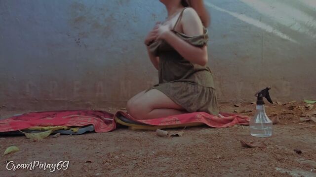 Cheating Wife Fucks her Husband's Friend - Pinay Outdoor Sex