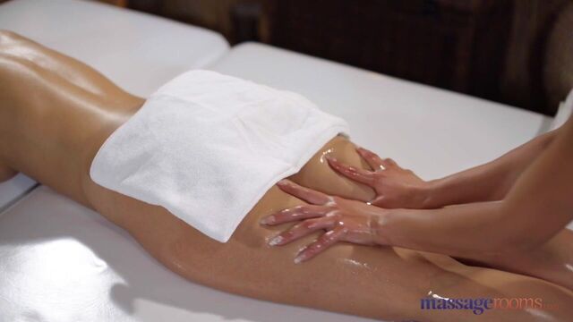 Massage Rooms Busty brunettes Emily Bright Shalina Devine