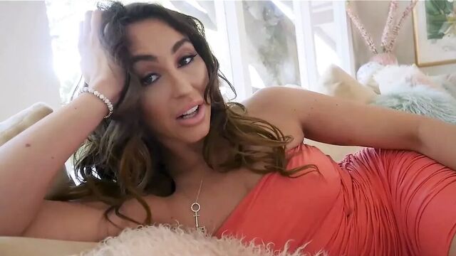 Hot step mom seduces step son