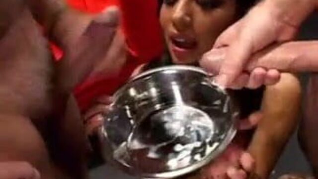 Jasmine Byrne cum cocktail scene #1