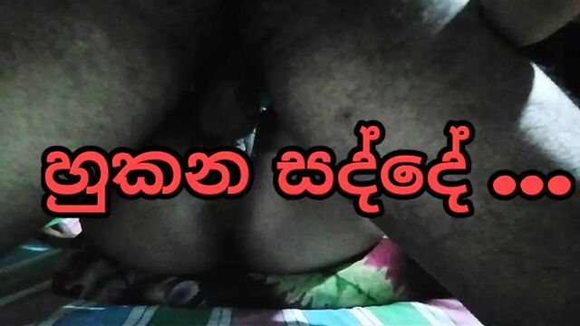 Sri lankan couple sex sound api hukana sadde ahanna anna.