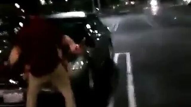 Caught fucking on a car