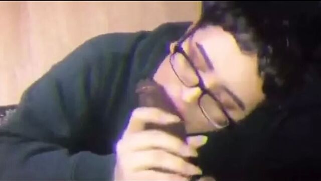 Latino Femboy Sucks Thick BBC