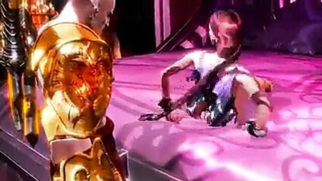 God of war 3 Kratos baisse avec Aphrodite