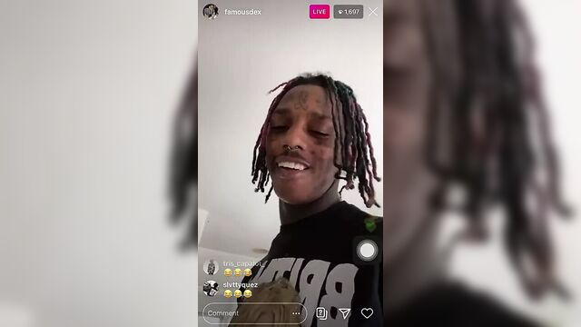 Rapper Famous Dex Is Getting Head On Instagram live