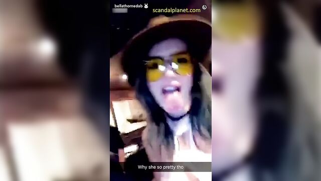 Bella Thorne Nude Boobs In Snapchat Story ScandalPlanet.Com