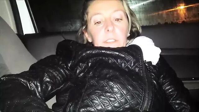 Wife fucked in the car