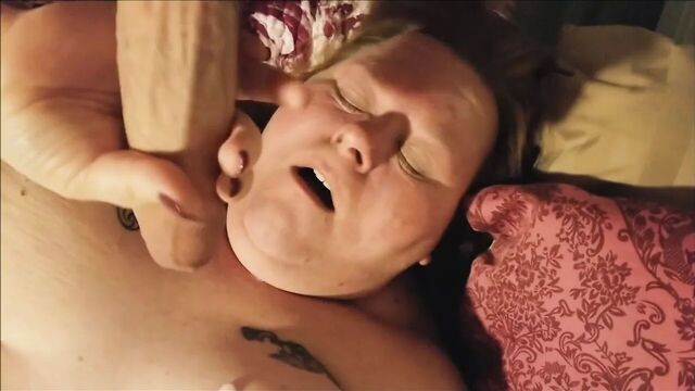 Fat Granny Deepthroats My Cock