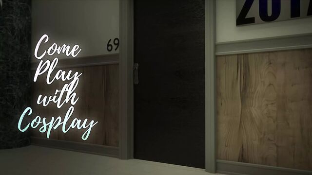 3D Futanari Dickgirl in Glasses Fucking Hot Girl, Animated