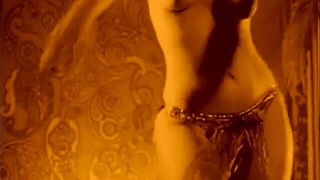 Vintage 60s topless erotic belly dance