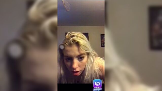 Girl give BF a blowjob Show Boobs & twerks on periscope live