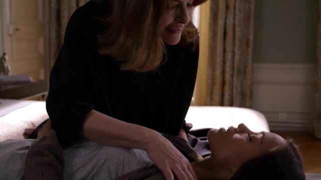 Zoe Saldana and Carole Bouquet - ''Rosemary's Baby''