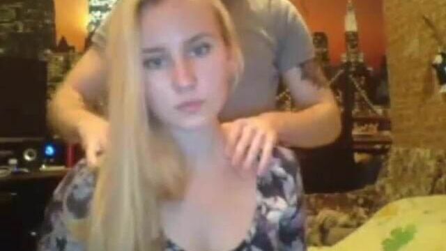 Sexy Blonde Hairjob and Hairbun, Long Hair, Hair, Bun