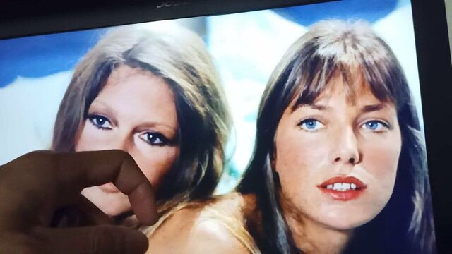 Brigitte Bardot and Jane Birkin Cum on Tribute