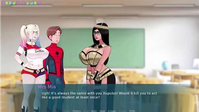 SexNote v0.15.0a (by JamLiz) - Horny school Halloween (2)